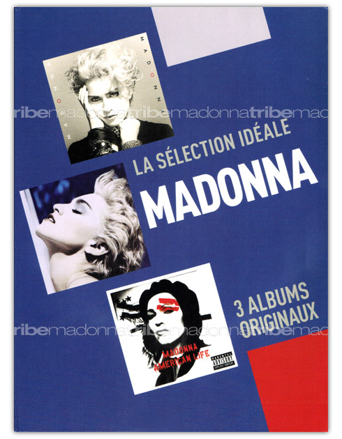 Digipack 3 Cds ”la Selection Idéale Madonna” Madonnatribe France 2443