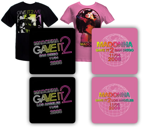 Madonna Sticky & Sweet Tour Merchandise