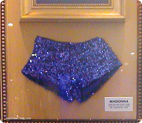 Madonna bra in Hard Rock display