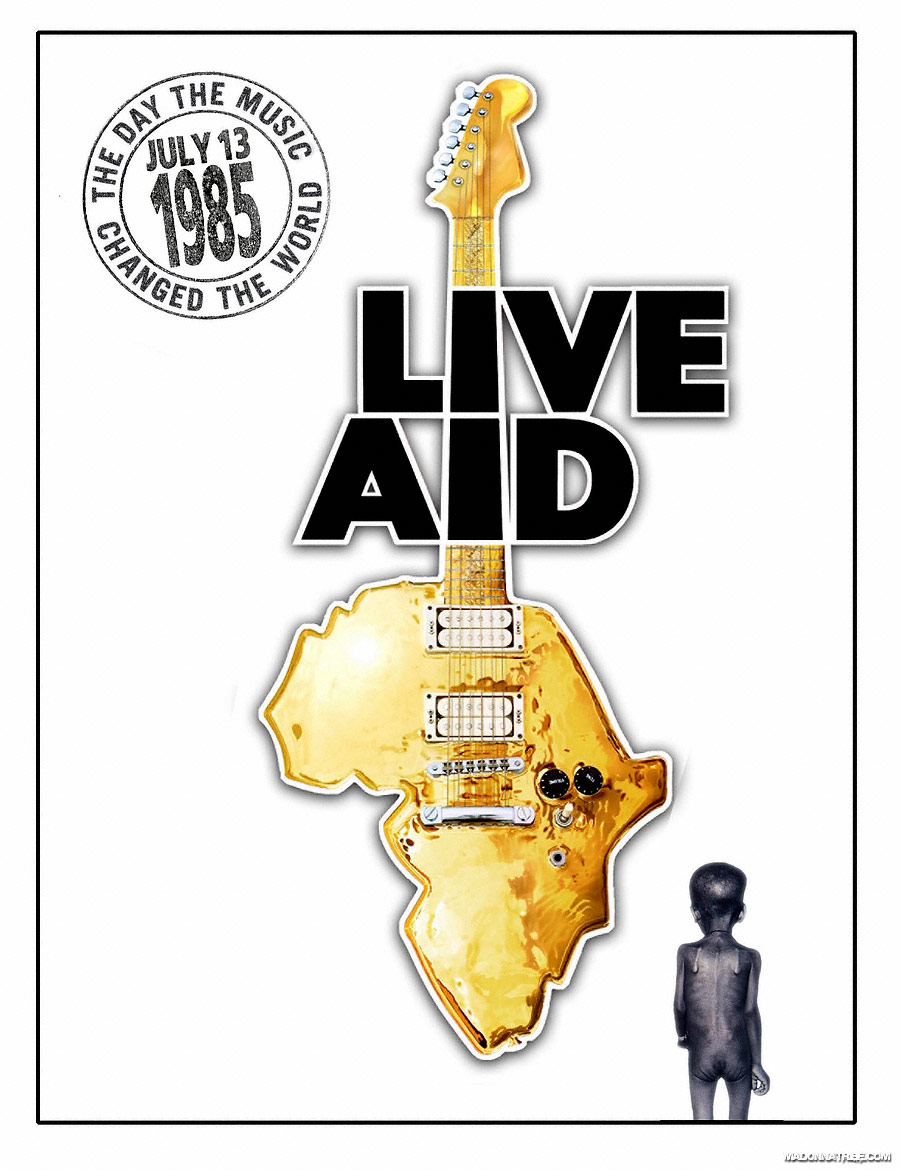 Live Aid Out today in some countries - MadonnaTribe Decade